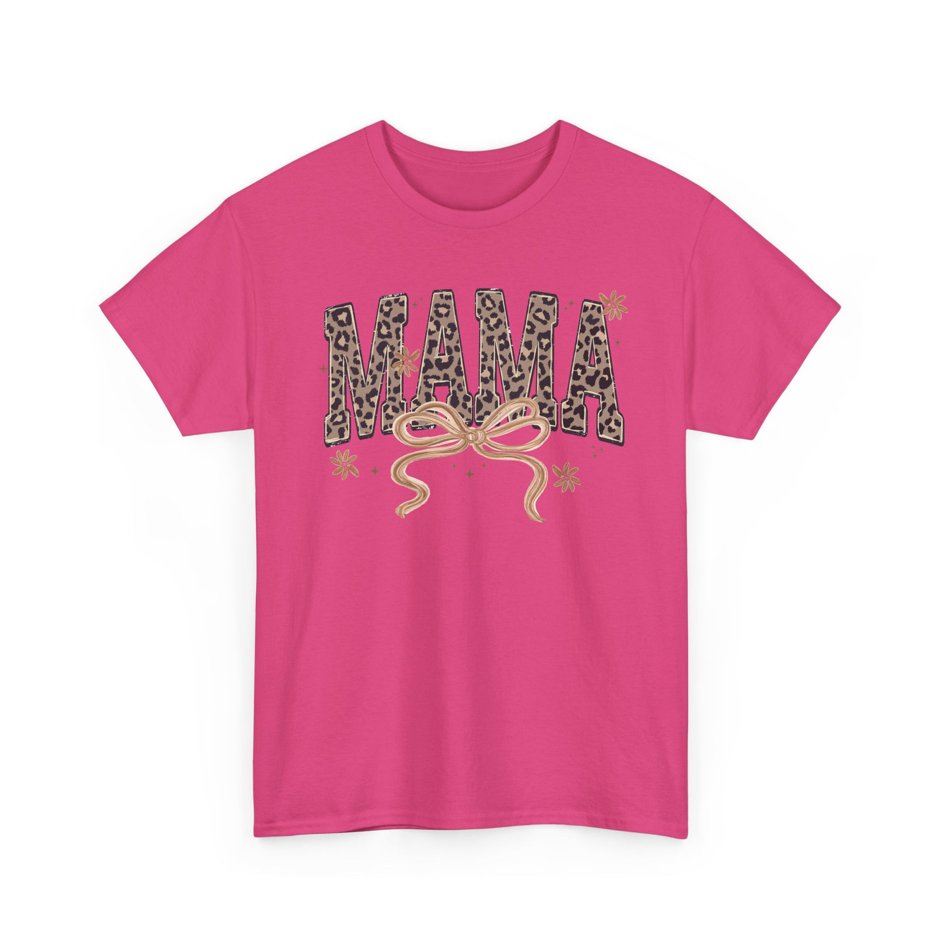 Mama Varsity T-Shirt | Leopard Mom Shirt | Trendy Mom Life Tee