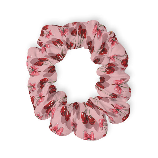 Cherry Blossom Scrunchie | Trendy Hair Accessory, Perfect for Gifts, Fashion Statement, Spring Look, Everyday Use