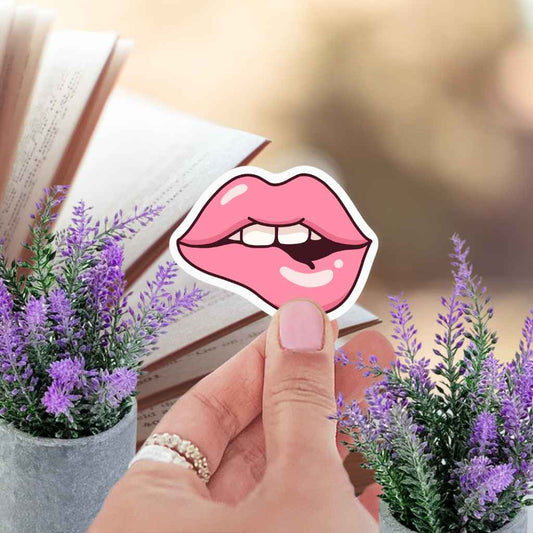 Smutty Lips Sticker | Spicy Book Club Kindle Sticker | Smut Books Booktok | Smutty Romance Book Lover | Fantasy Reader | Read More Books