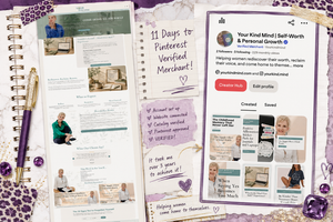 Your Kind Mind Pinterest verified merchant achievement after website design and Pinterest setup