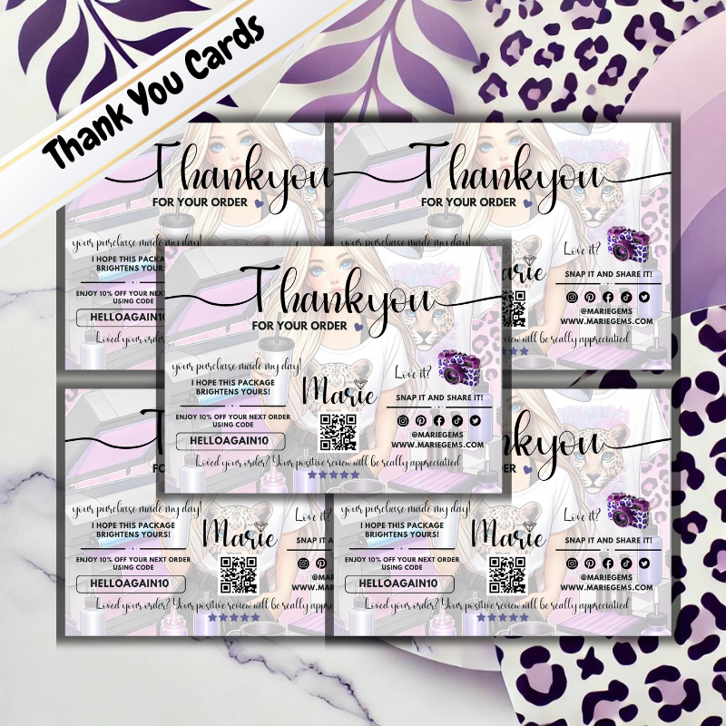 Custom Thank You Cards