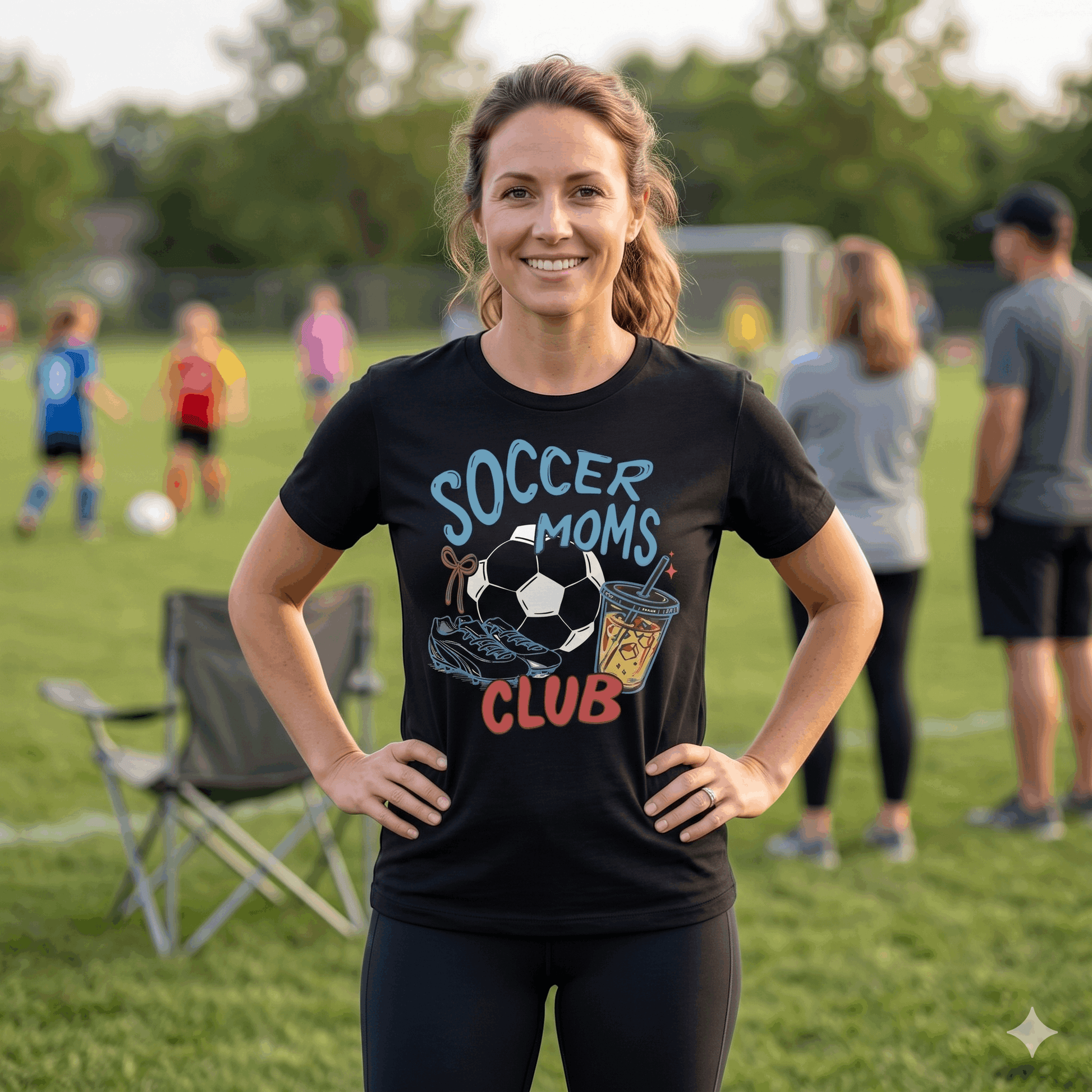 Soccer Mom T-Shirt | Game Day Mom Life Tee | Sports Mom Graphic Shirt