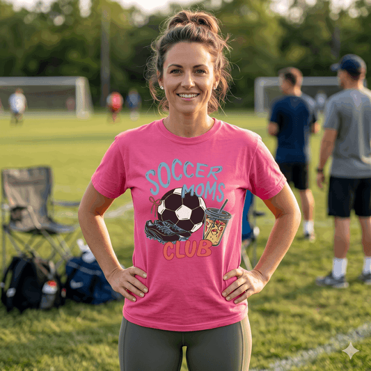 Soccer Mom T-Shirt | Game Day Mom Life Tee | Sports Mom Graphic Shirt