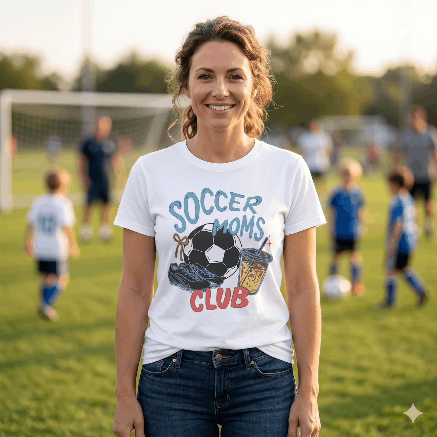 Soccer Mom T-Shirt | Game Day Mom Life Tee | Sports Mom Graphic Shirt