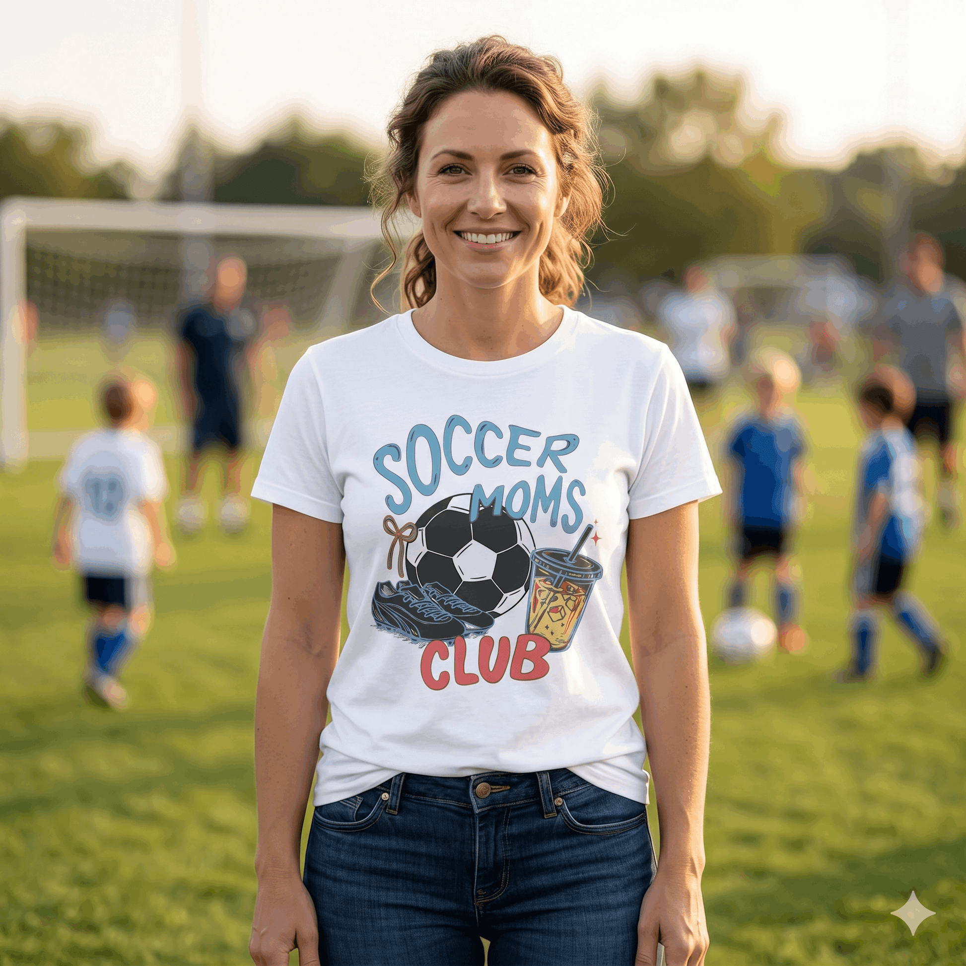 Soccer Mom T-Shirt | Game Day Mom Life Tee | Sports Mom Graphic Shirt