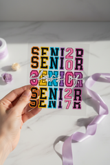 Senior Class of 2027 individual product photo included in the Class of 2027 Senior Volume 2 five-pack DTF transfer bundle
