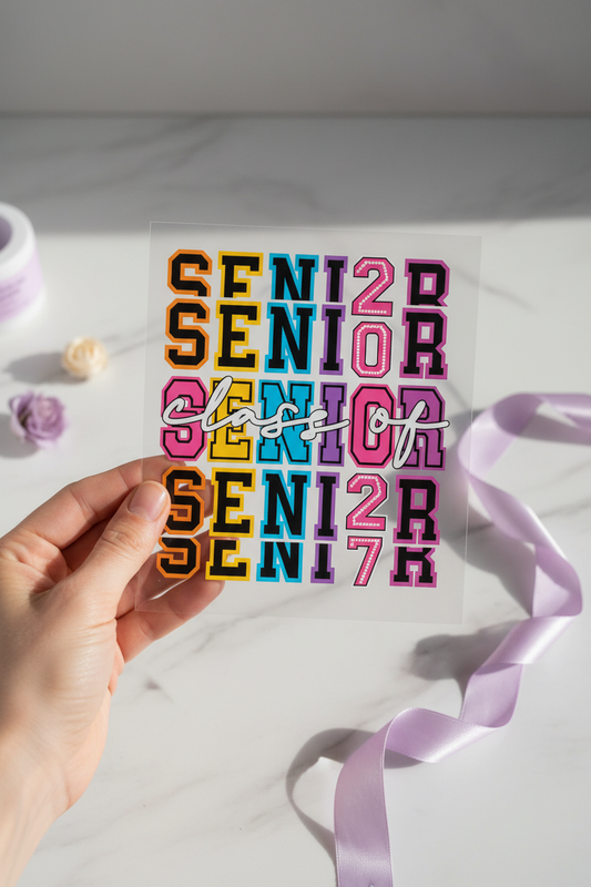 Senior Class of 2027 individual product photo included in the Class of 2027 Senior Volume 2 five-pack DTF transfer bundle