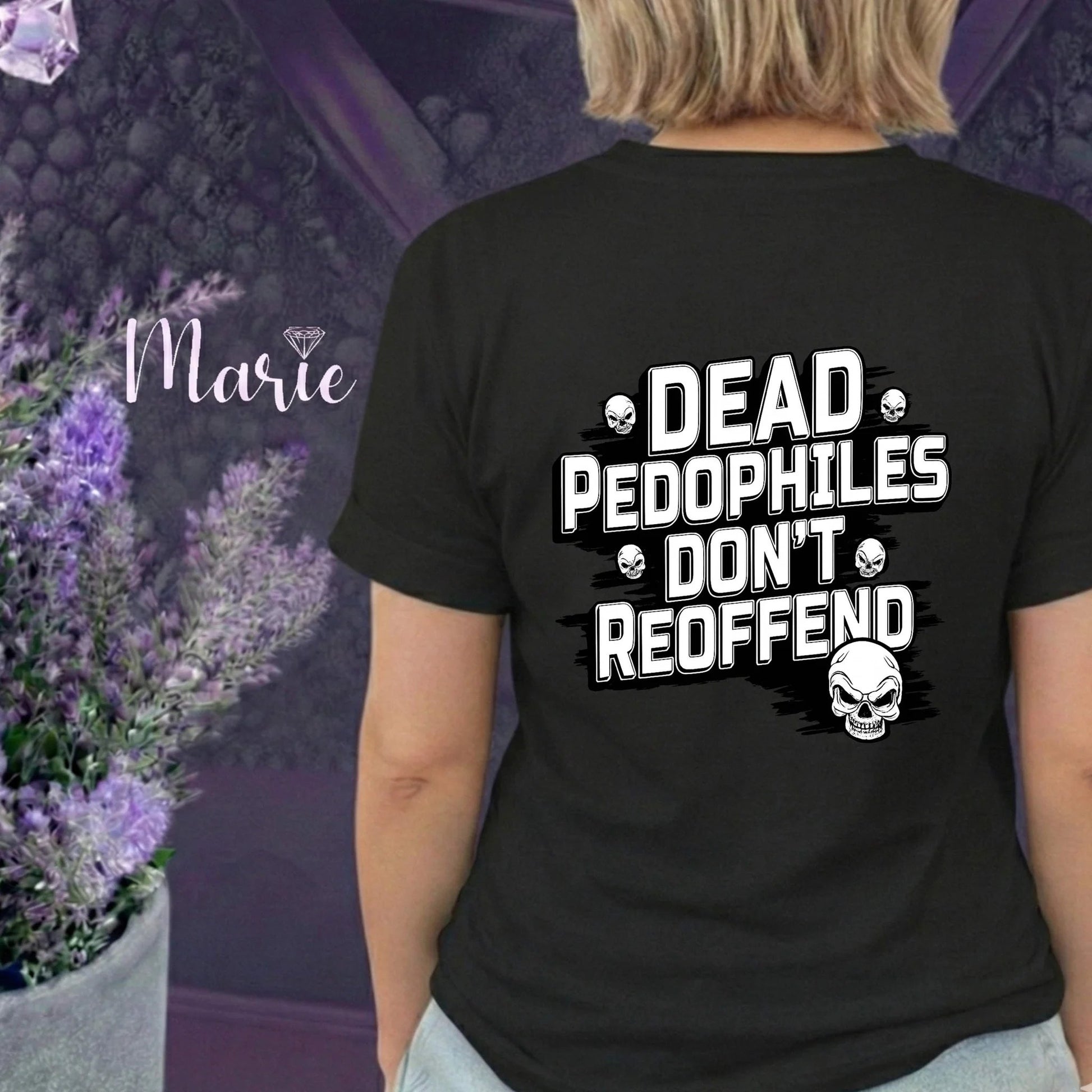 Predator Accountability Graphic Tee For Child Safety Bold Statement Shirt Unisex by Marie Gems