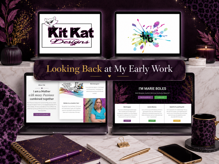 Small business branding evolution showing how a professional brand and website can improve online presence