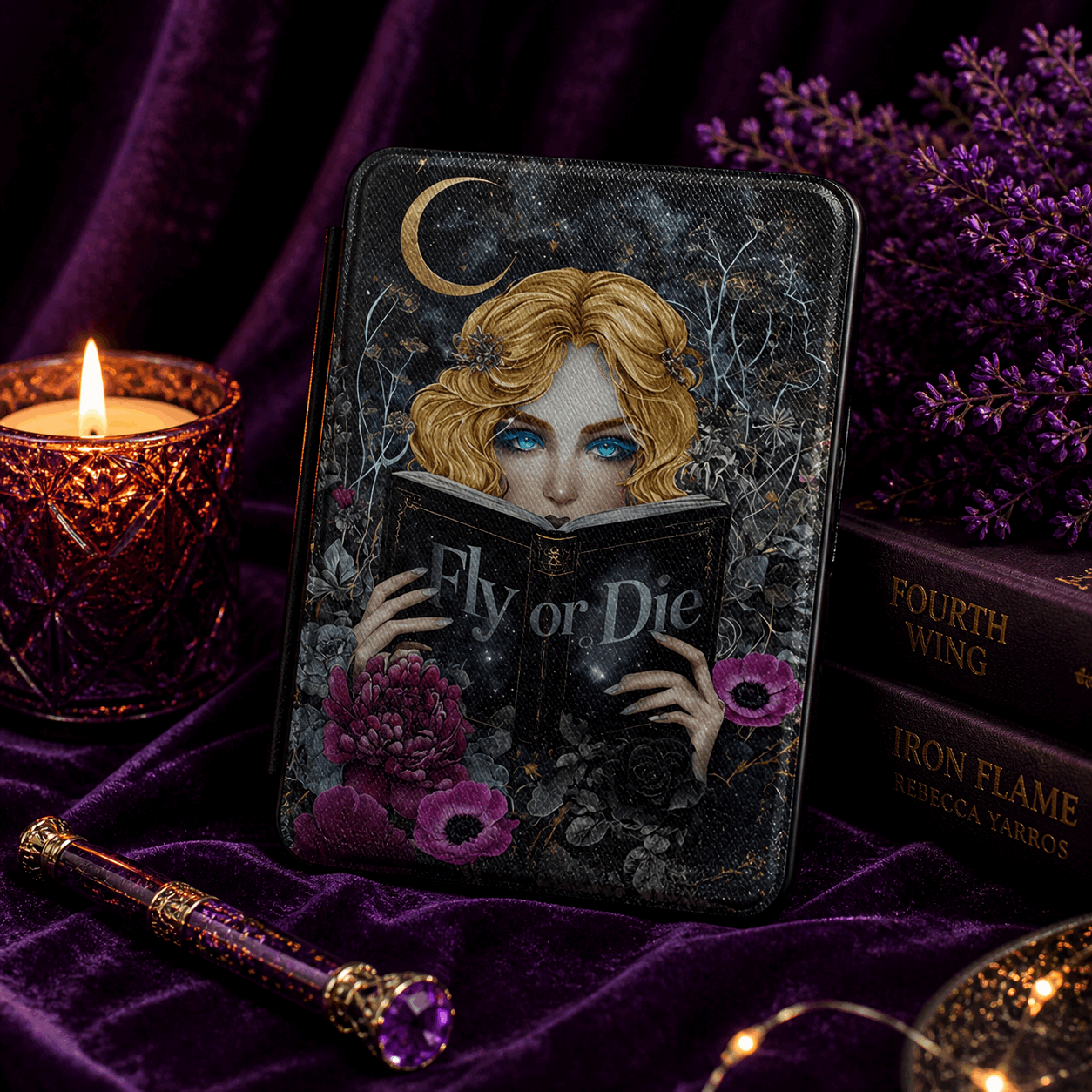 Gothic Kindle Case | Dark Book Lover Cover