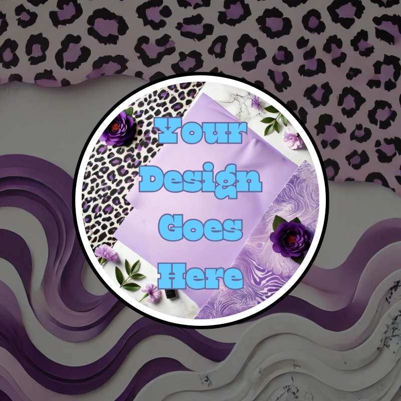 Create Your Own Custom Circle Fridge Magnet - Marie Gems