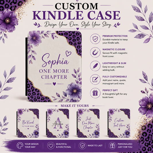 Custom Kindle Case | Personalized Reader Cover