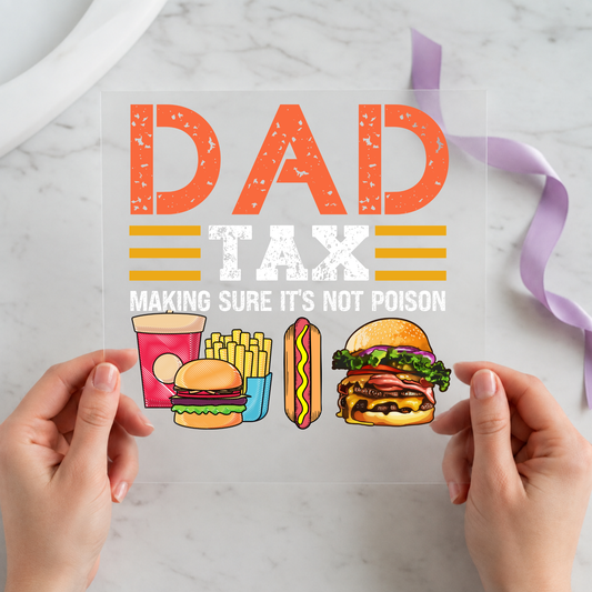 Dad Making Sure It's Not Poison individual product photo included in the Dad Humor five-pack DTF transfer bundle