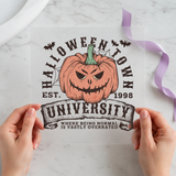 Halloween University Pumpkin individual product photo included in the Halloween Volume 15 five-pack DTF transfer bundle