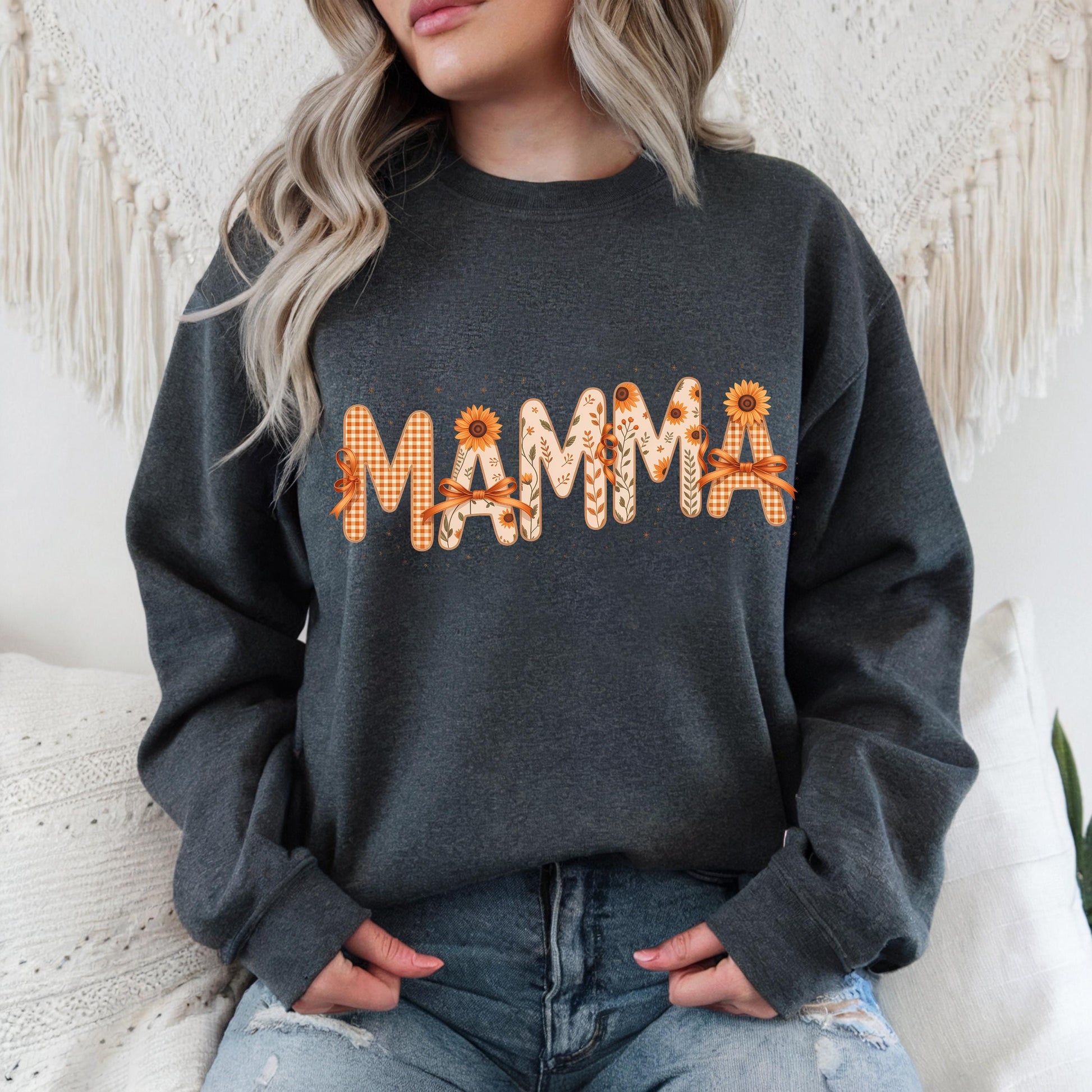 Fall Mamma Sweatshirt, Thanksgiving Mom Sweater, Fall Leopard Print Mamma Sweater, New Mom Fall Sweatshirt, Mama Pumpkin Season Jumper