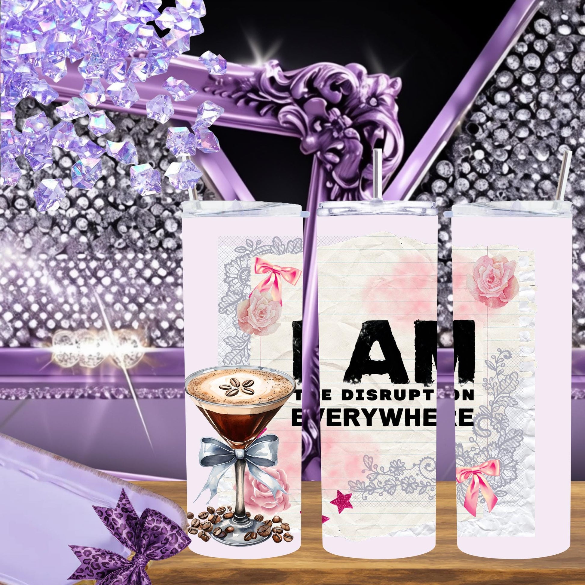 Bold & Chic: "I Am The Disruption Everywhere" 20 oz Tumbler - Make a Statement!