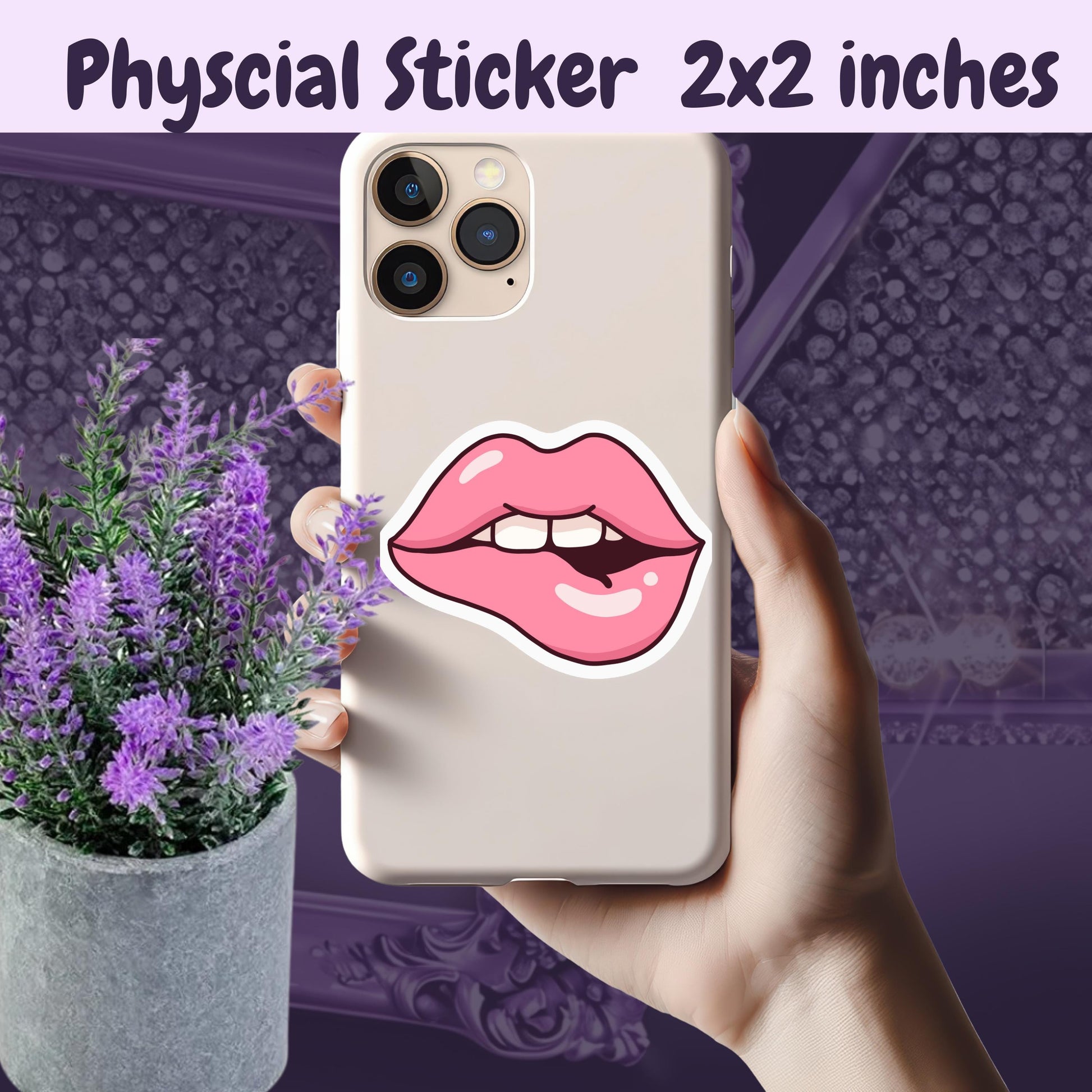 Smutty Lips Sticker: Spicy Romance Reader, Kindle/Laptop Decal