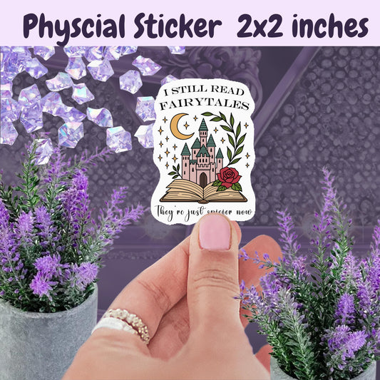 Spicy Fairytale Reader Sticker: Booktok Kindle Decal