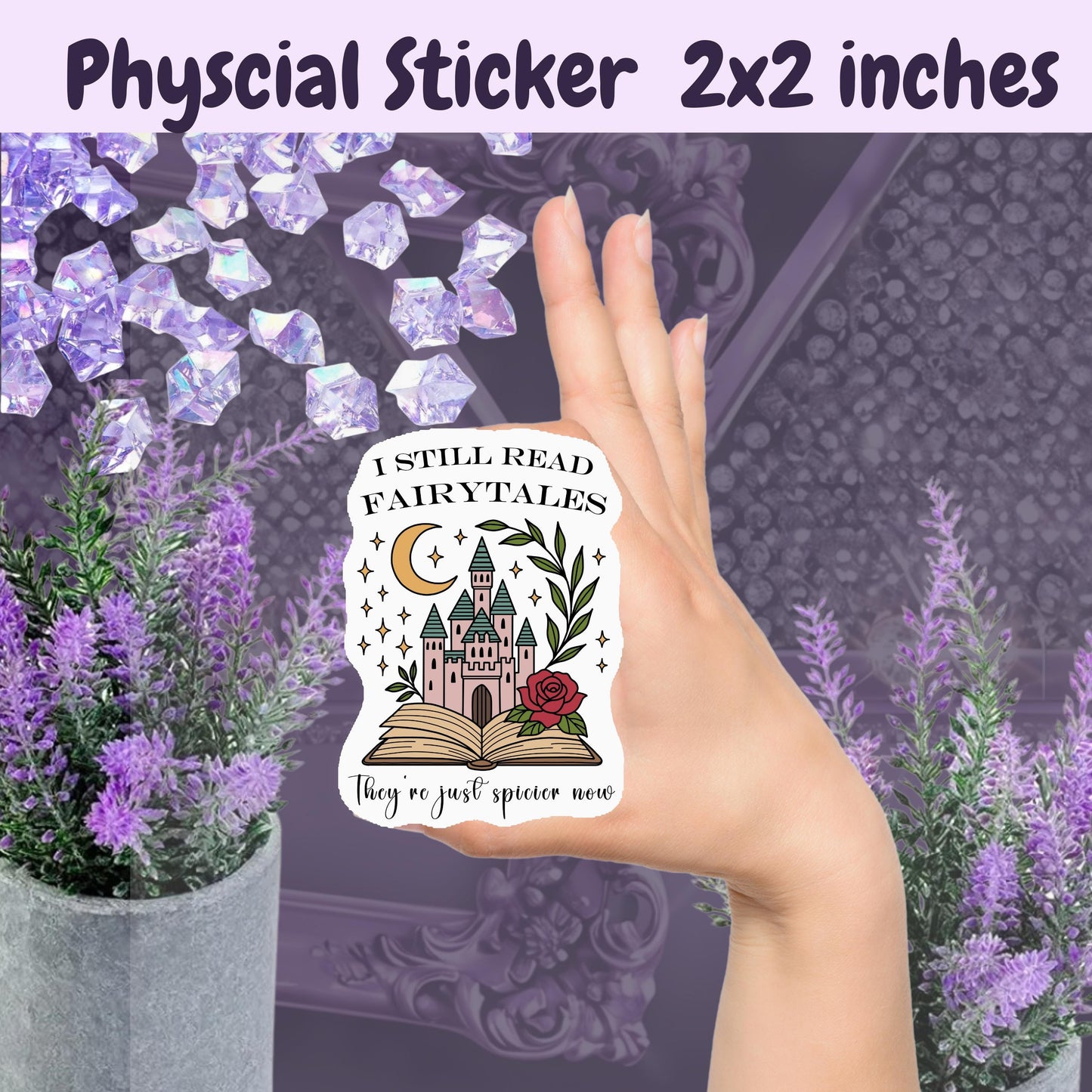 Spicy Fairytale Reader Sticker: Booktok Kindle Decal