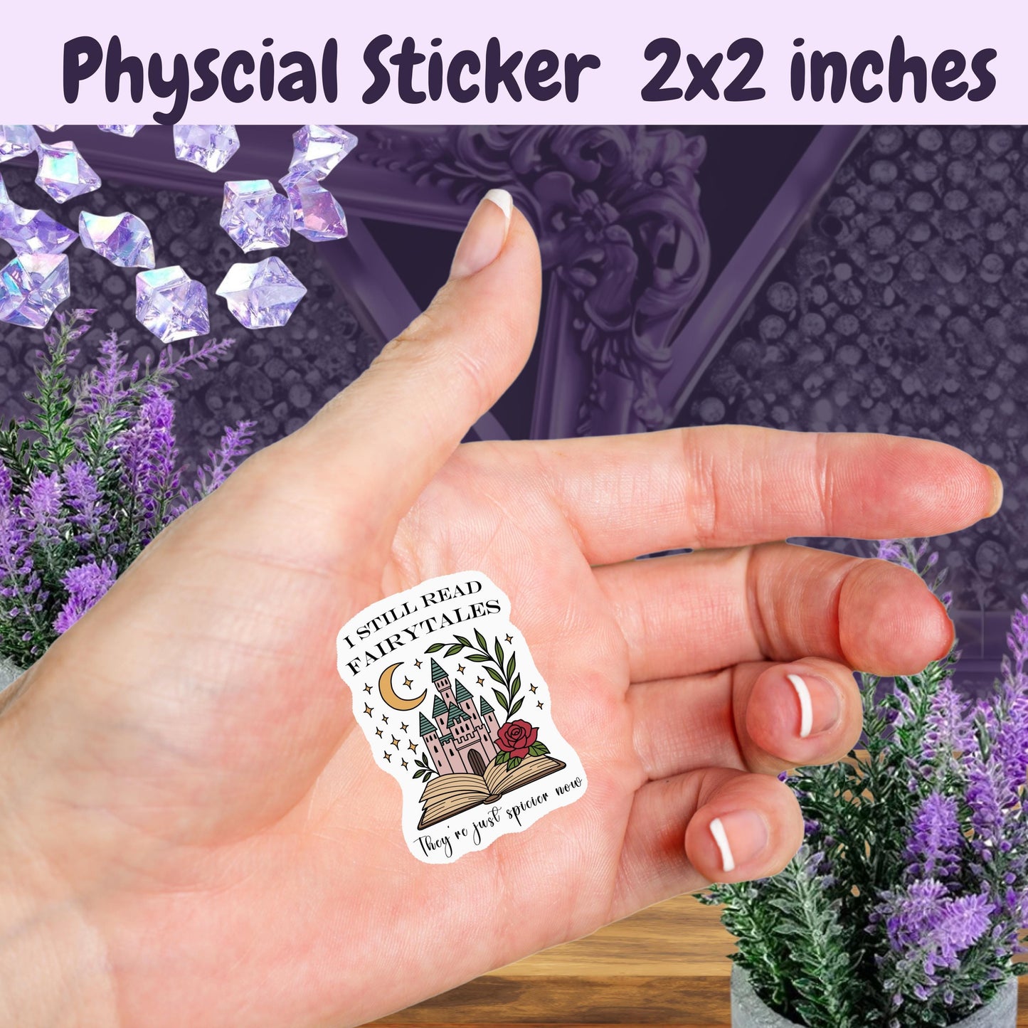 Spicy Fairytale Reader Sticker: Booktok Kindle Decal