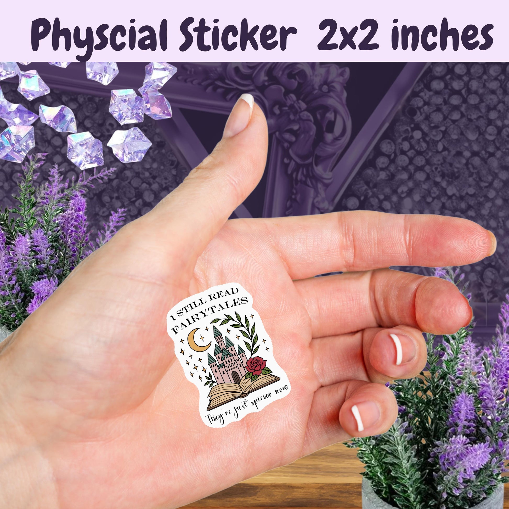 Spicy Fairytale Reader Sticker: Booktok Kindle Decal
