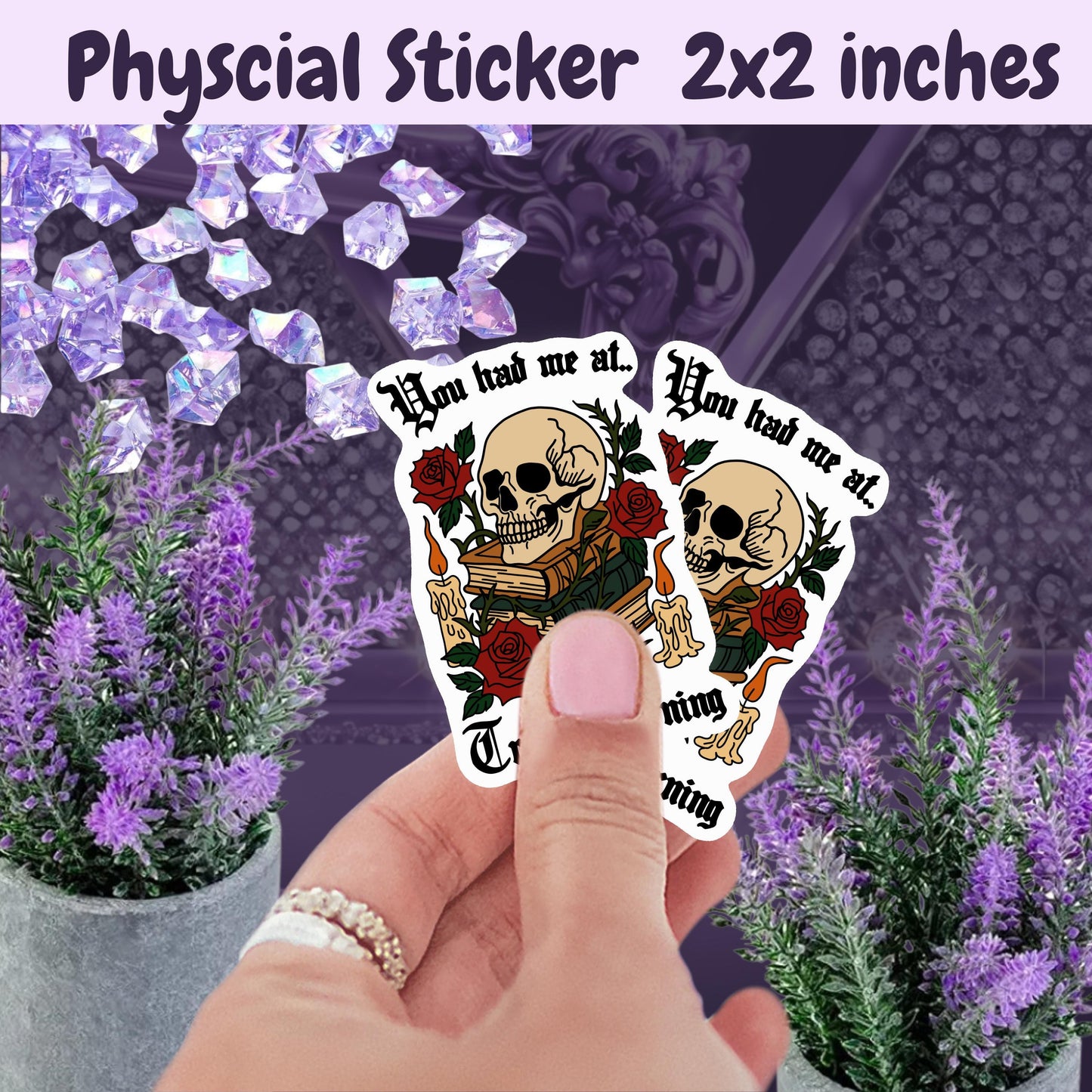 Spicy Romance Book Sticker: Trigger Warning, Smut Reader