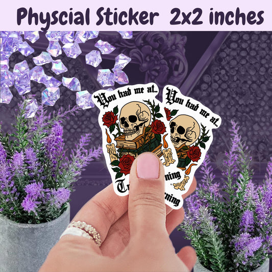Spicy Romance Book Sticker: Trigger Warning, Smut Reader