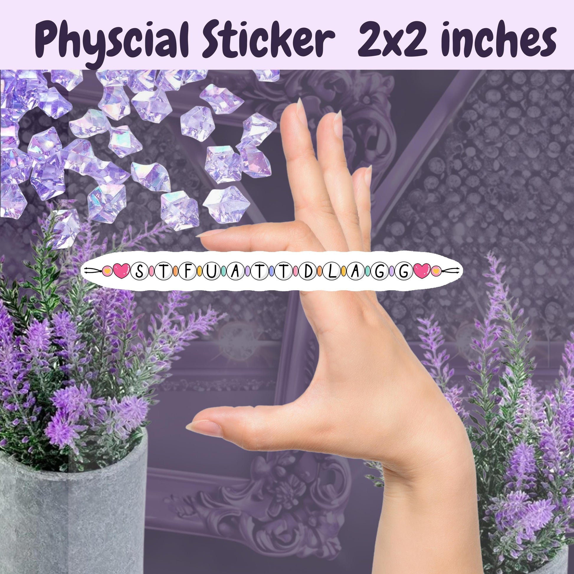 STFUATTDLAGG Sticker: Spicy Romance Booktok Kindle Decal