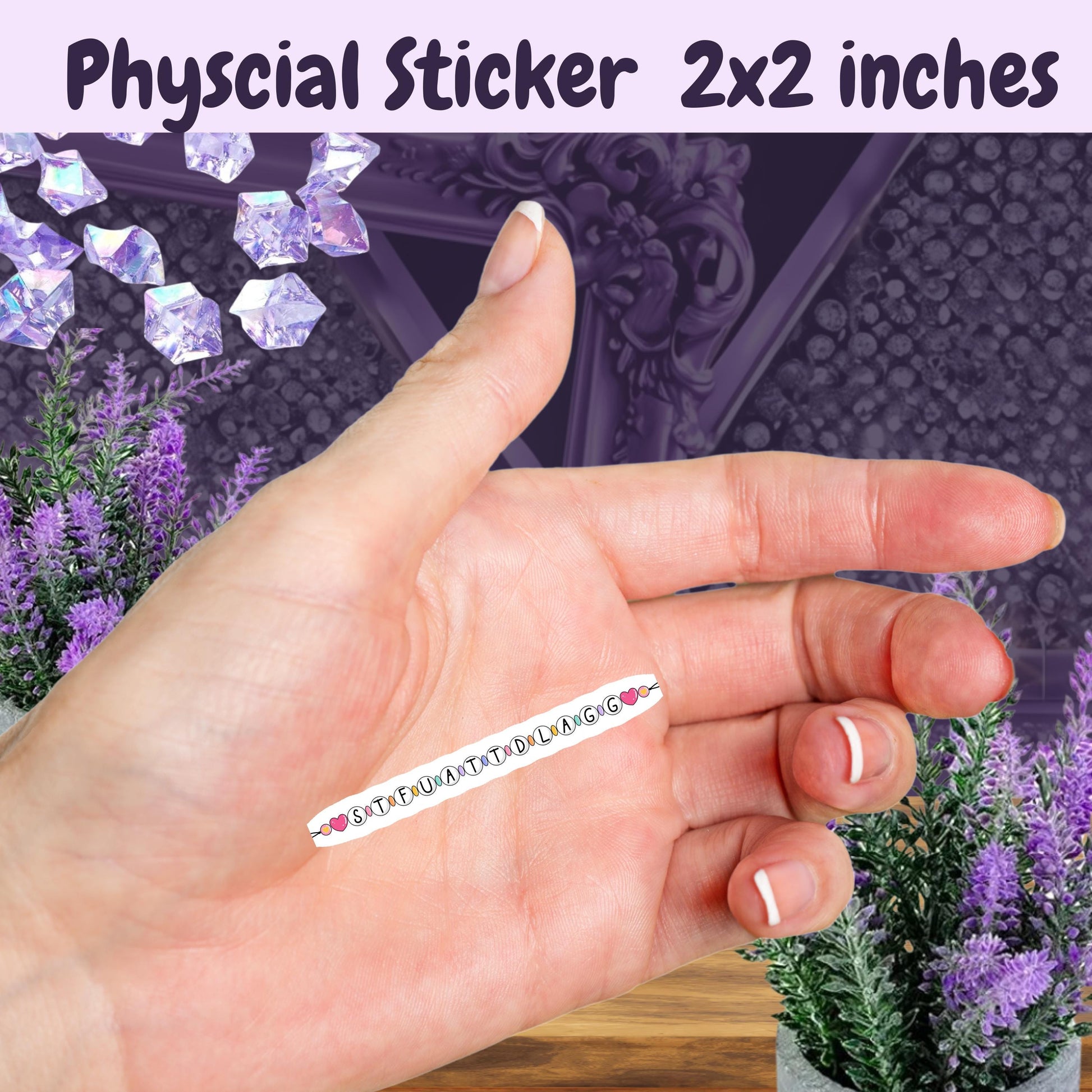 STFUATTDLAGG Sticker: Spicy Romance Booktok Kindle Decal