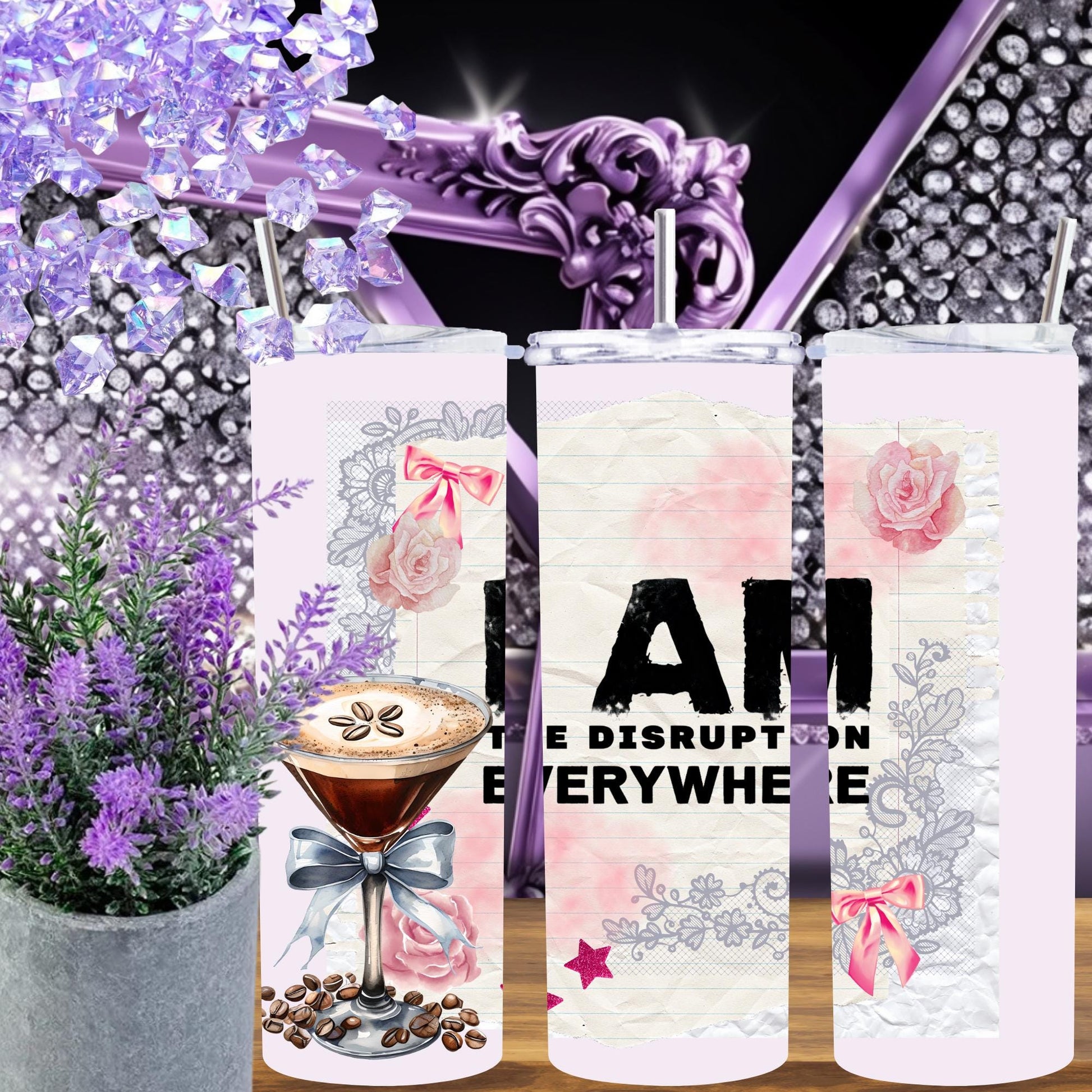 Bold & Chic: "I Am The Disruption Everywhere" 20 oz Tumbler - Make a Statement!