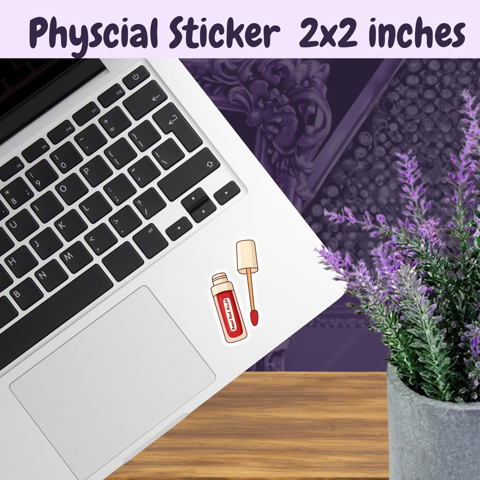 Smut Red No. 69 Vinyl Sticker: Spicy Romance Book Lover Gift