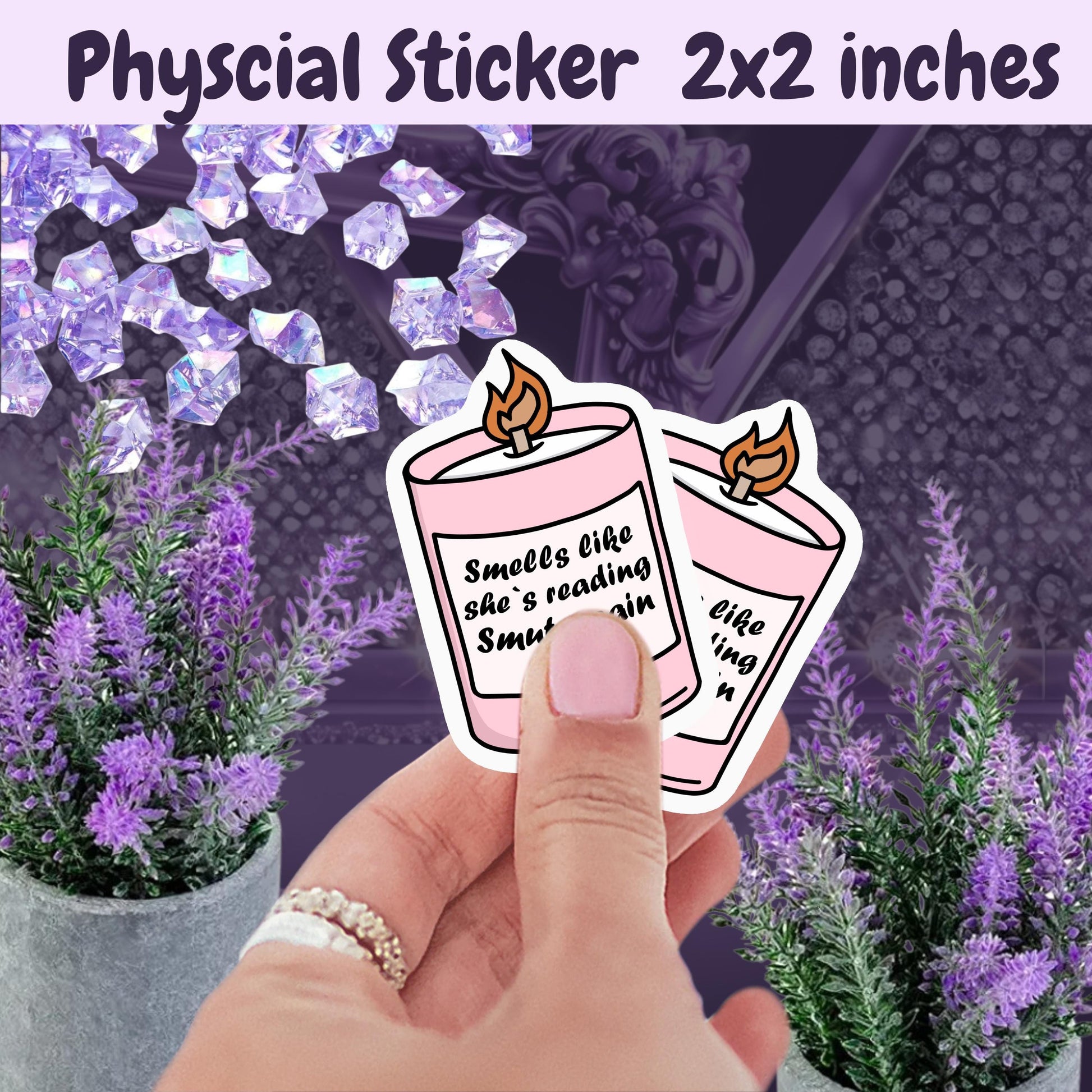 Smells Like Smut Sticker: Spicy Romance Kindle Sticker