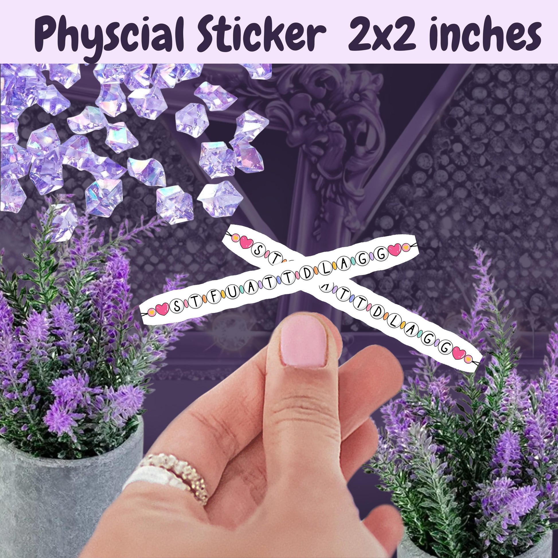 STFUATTDLAGG Sticker: Spicy Romance Booktok Kindle Decal