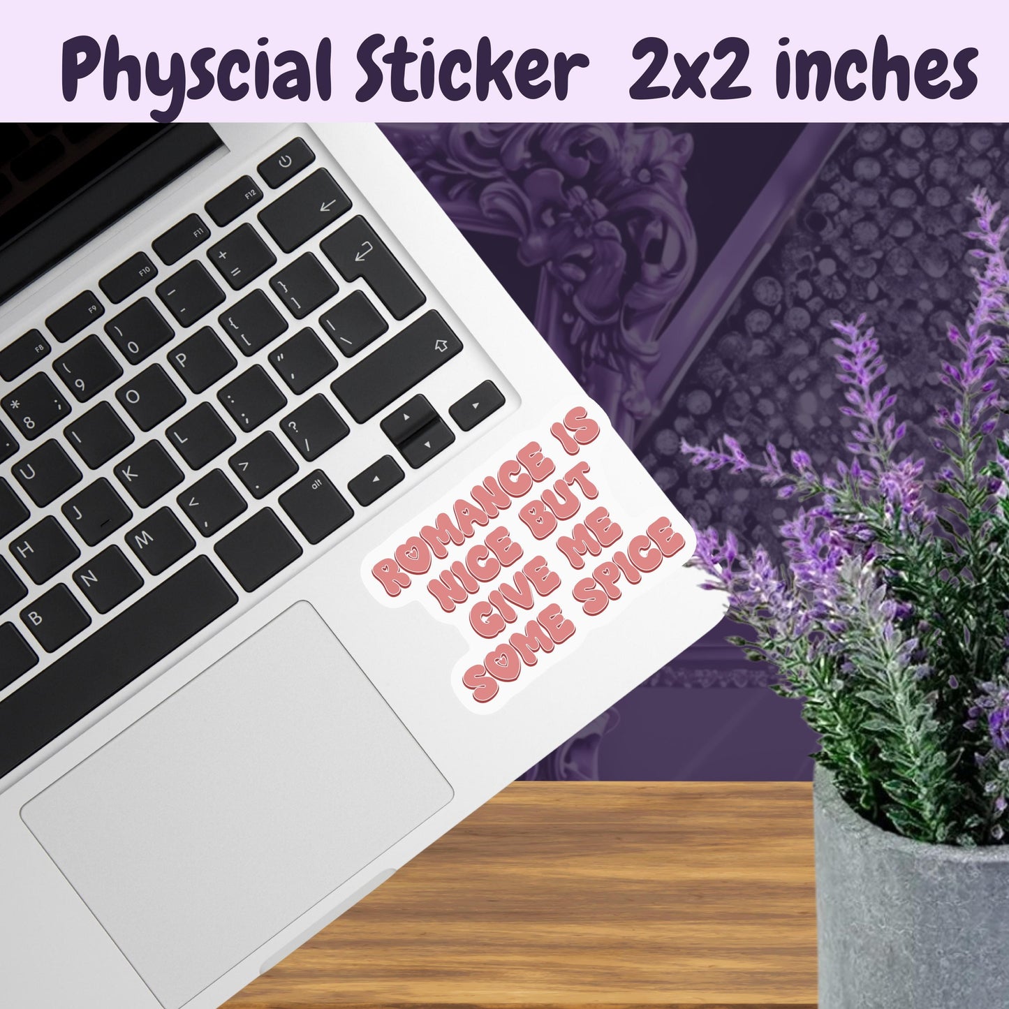 Spicy Romance Book Club Sticker: Smut Books, Kindle, Laptop