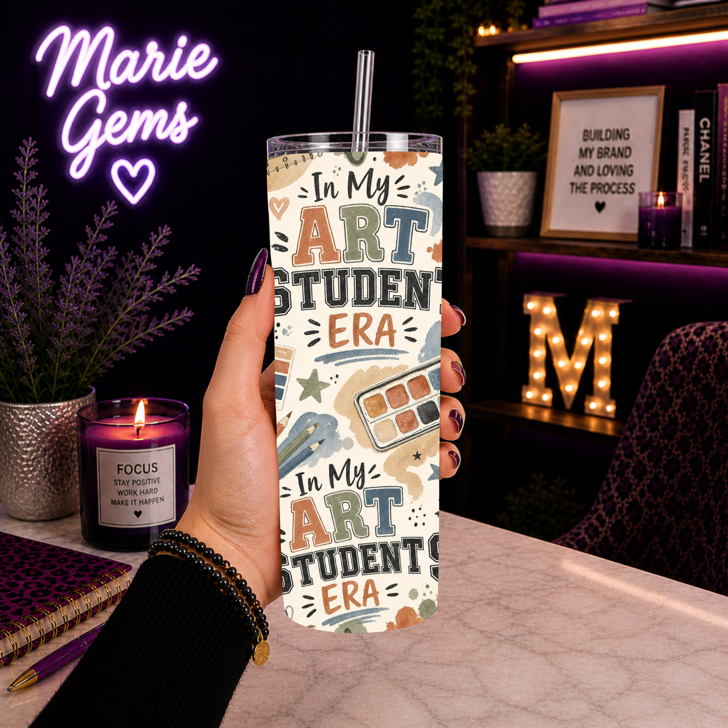 In My Art Student Era Tumbler | 20 oz Artist Travel Cup