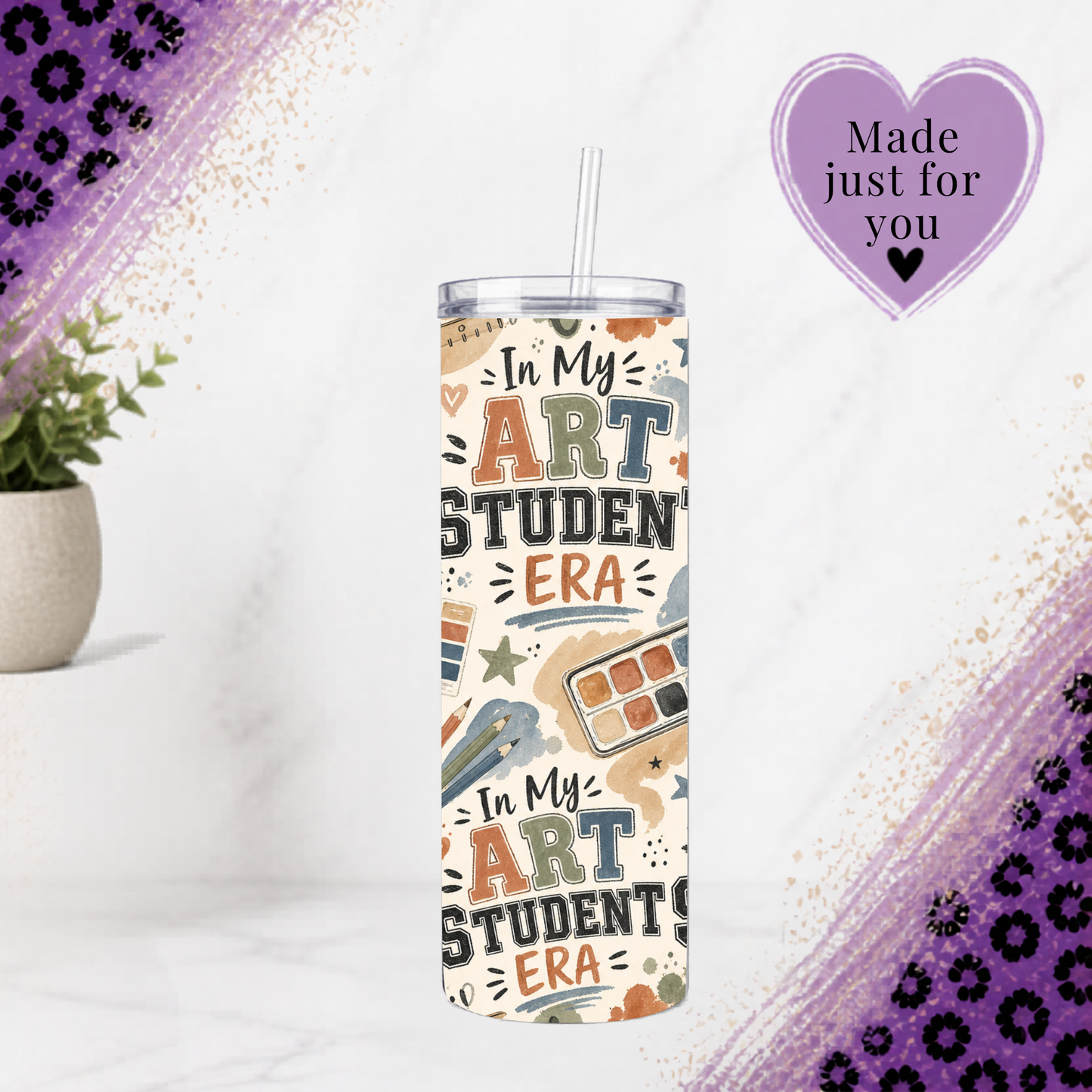 In My Art Student Era Tumbler | 20 oz Artist Travel Cup