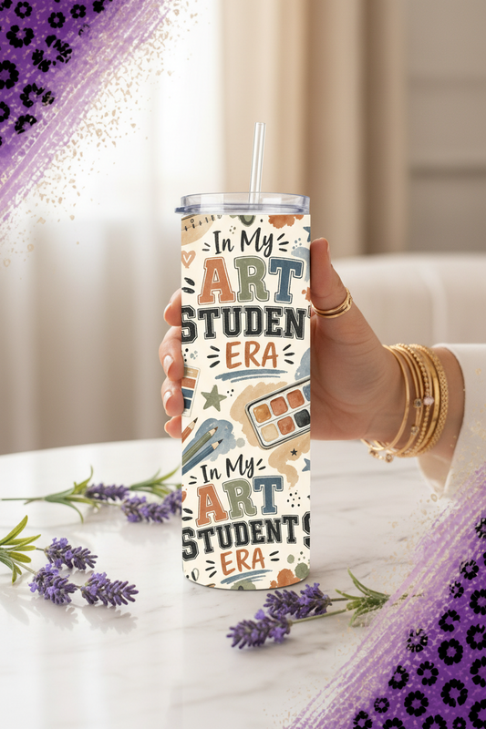 In My Art Student Era Tumbler – 20 oz Artist Travel Cup – main product view