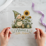 Nana's Little Helpers DTF transfer mockup