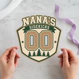 Nana's Sidekicks DTF transfer mockup