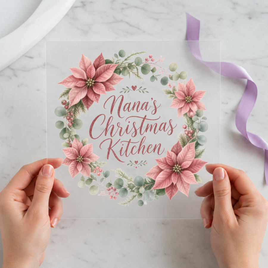 Nana's Christmas Kitchen Christmas DTF transfer design