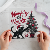 Naughty by Nature Christmas DTF transfer design