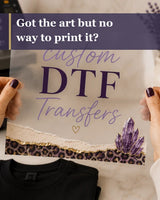 Short video of Custom Ready-to-Press DTF Transfer