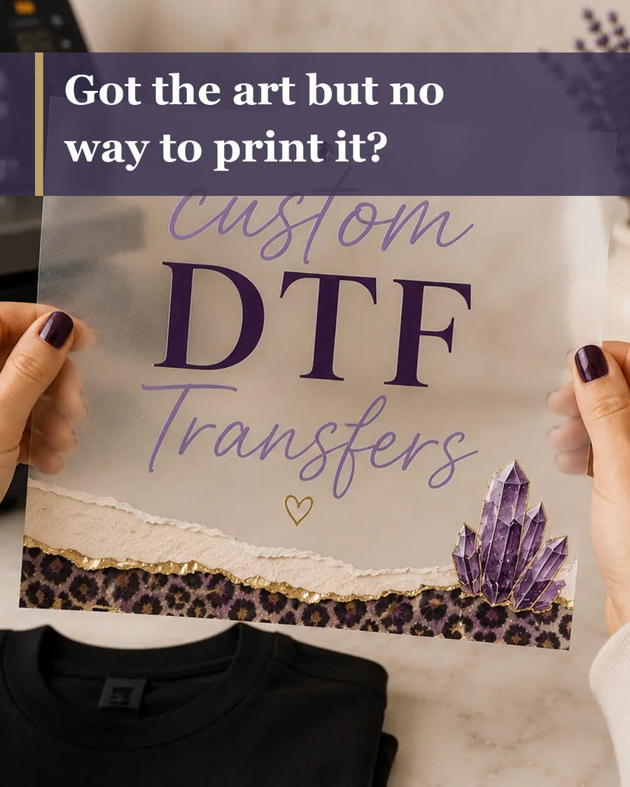 Short video of Custom Ready-to-Press DTF Transfer