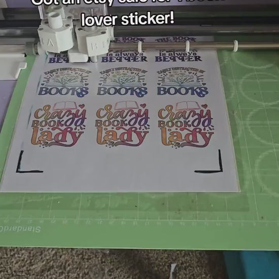 The Book Is Always Better" Sticker, Bookish Sticker, Reading Sticker, Book Lover Gift, Water-Resistant Decal
