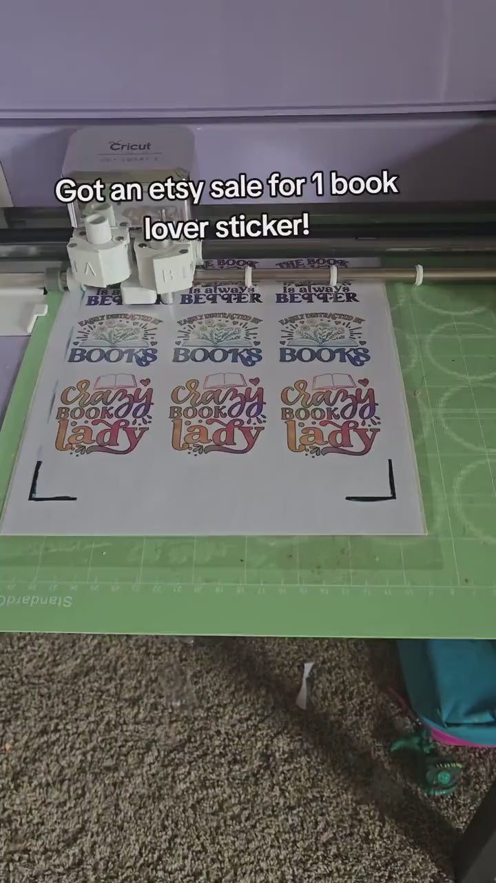 The Book Is Always Better" Sticker, Bookish Sticker, Reading Sticker, Book Lover Gift, Water-Resistant Decal