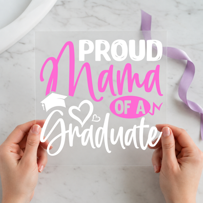 Proud Mama of a Current individual product photo included in the Class of 2027 Senior Curated Mix 4 five-pack DTF transfer bundle