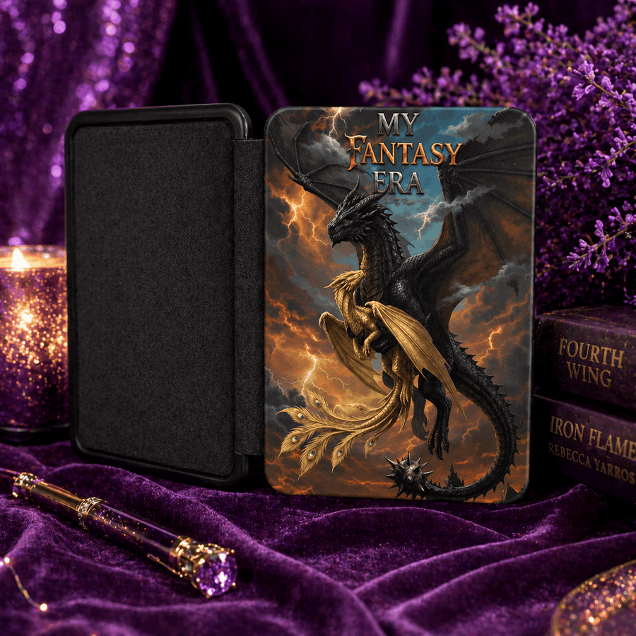 My Fantasy Dragon Handmade 7-Inch Kindle Paperwhite Case showing stunning dragon-inspired artwork, this Kindle cover is, product image 2