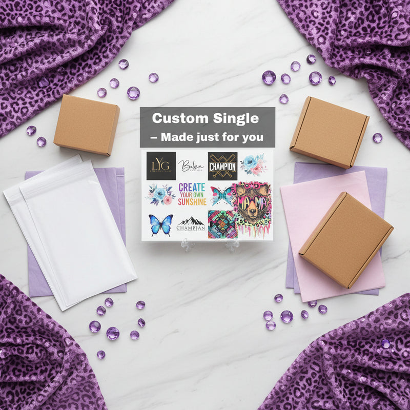 Custom DTF Transfers Your Design Our Professional Print Individual Sheets