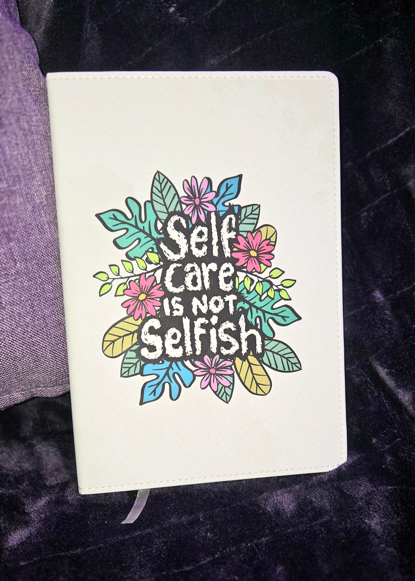 Self Care Journal - A5 Notebook with Floral Design - 190 Lined Pages - Personalized Journal, Notebook, Planner - Perfect for Women, Teens, Students - 8.3 x 6 Inches