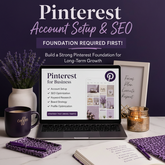Pinterest Account Setup and SEO Foundation service by Marie Gems